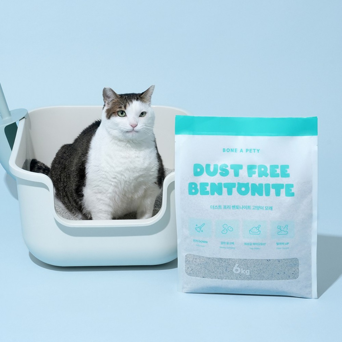 본아페티 프리미엄 고양이 벤토나이트 먼지 없는 모래 와이오밍산, 6kg, 2개, 무향 21,900원