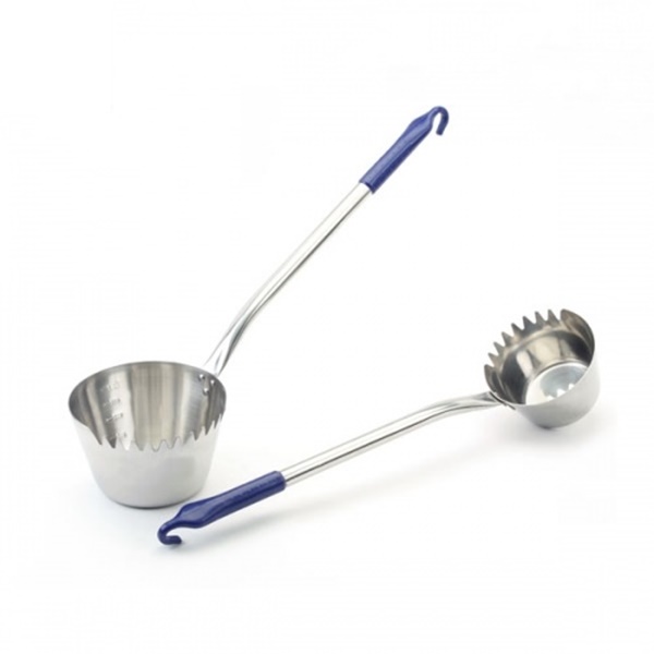 톱니통샥구 스텐배식국자 삭구 통국자 단체 급식, 톱니통샥구(DK) 특대 1200cc 11,700원