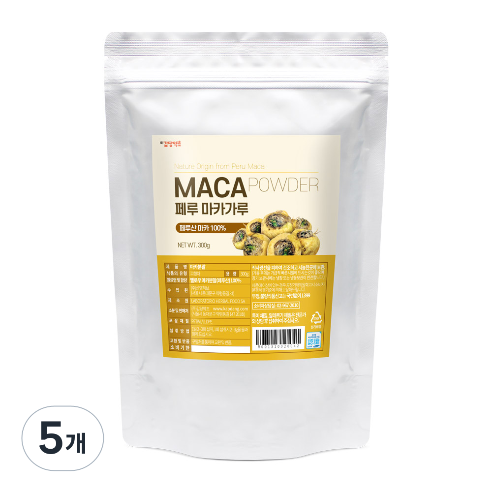 갑당약초 페루 마카가루, 5개, 300g 67,200원