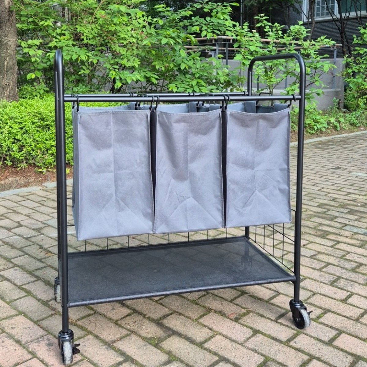 셀렉프로 재활용 분리수거함 카트 대용량 분리수거통 사무실 가정용 3단 이동식 59,000원