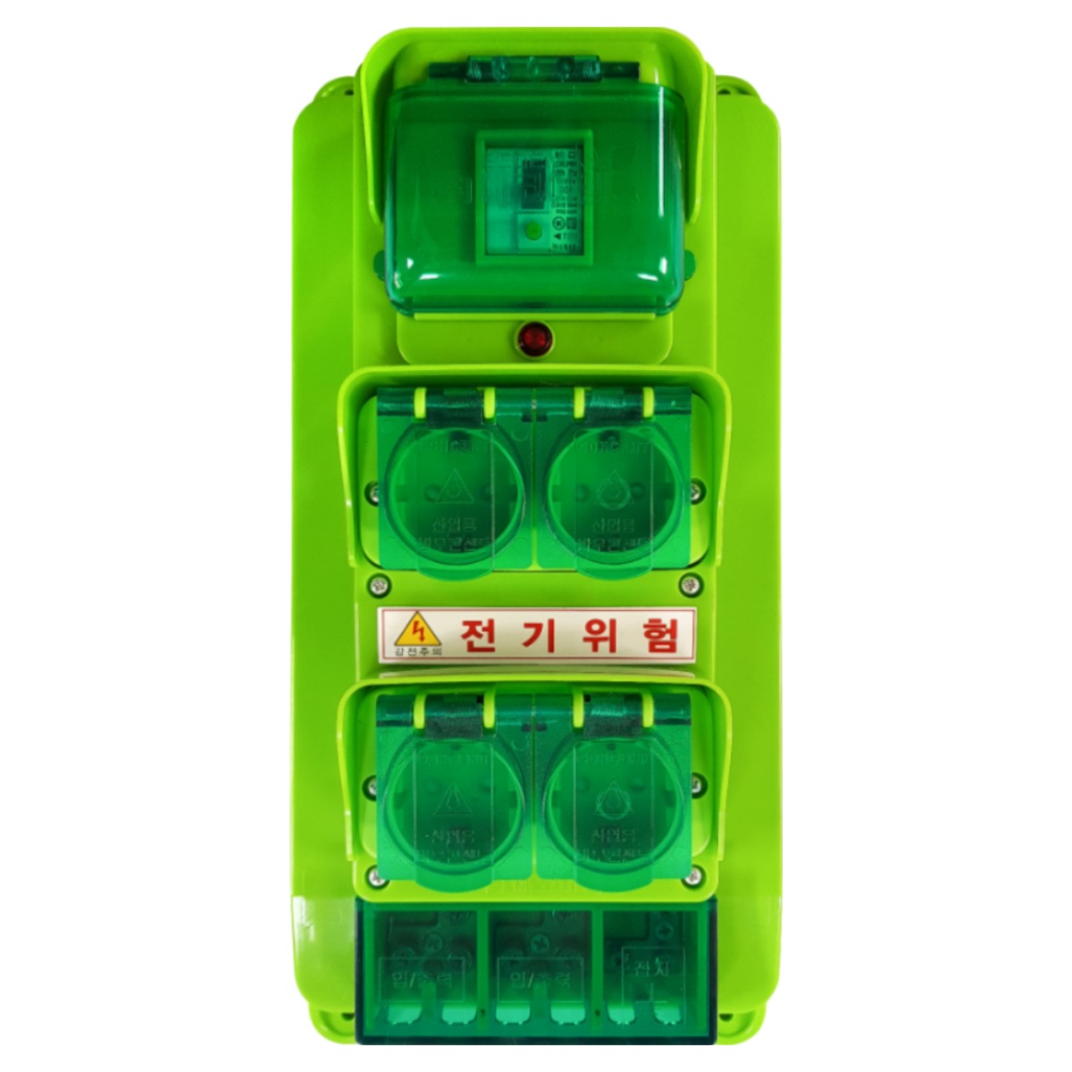 에코이엠 가설용 4구콘센트함 벽부형 / 누전차단기 2P 20A or 2p 30A 선택 구매 / 임시가설 분전함 / 계단분전반 / 4구 콘센트 분전함, 1개 55,000원