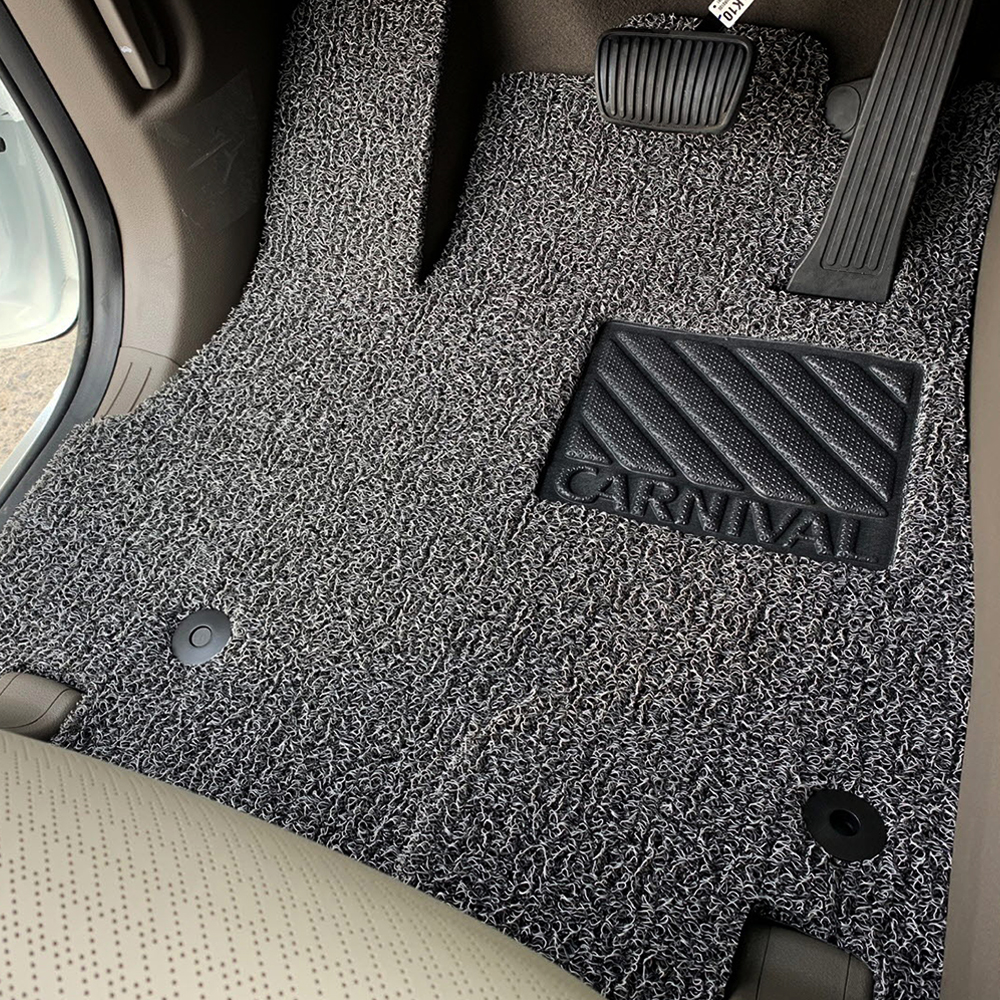 포시즌카매트 차량용 코일매트 1열 + 2열 + 3열 + 트렁크 풀세트, 기아 더뉴카니발 KA4 4세대 페이스리프트 7인승 하이브리드 2023.12~, 그레이 127,000원