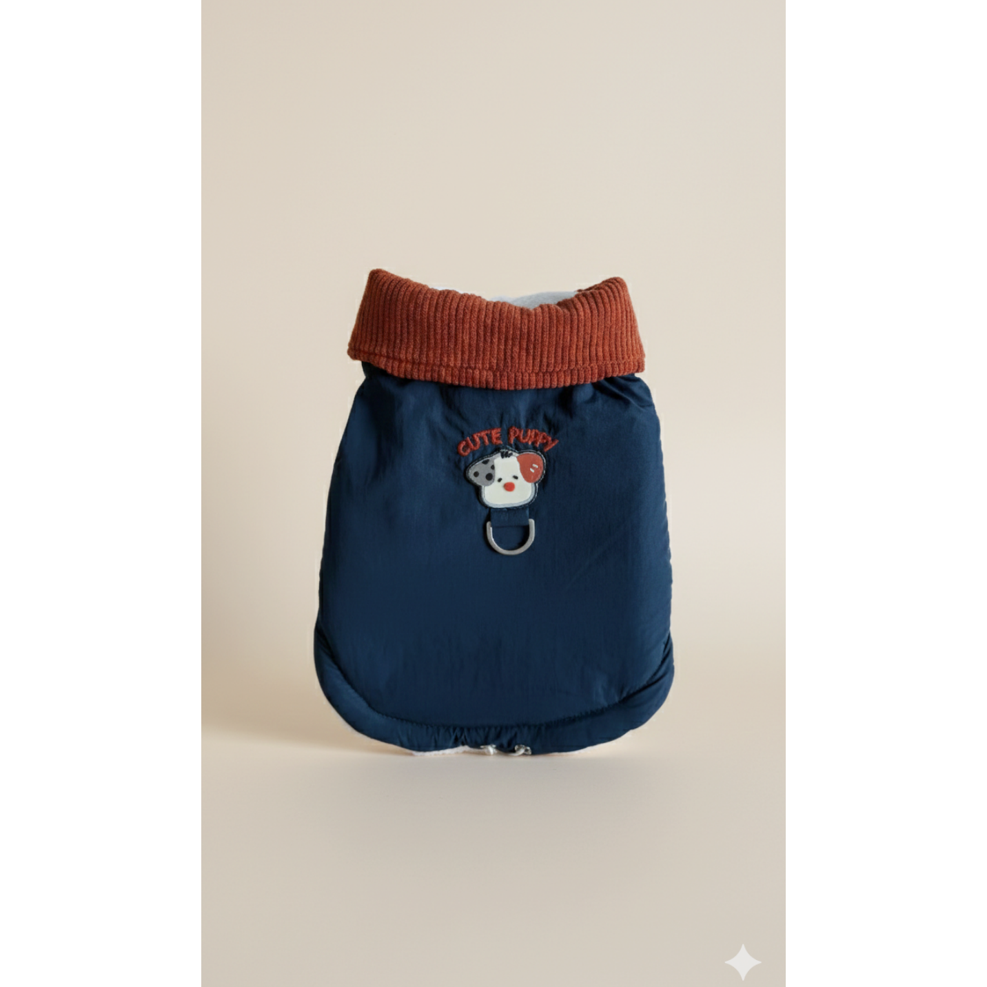 포아틀리에 강아지 패딩 조끼 겨울 보온 베스트 내장 D링 하네스 일체형 방풍 기모안감 중소형견 산책용, 블루, 1개 34,440원