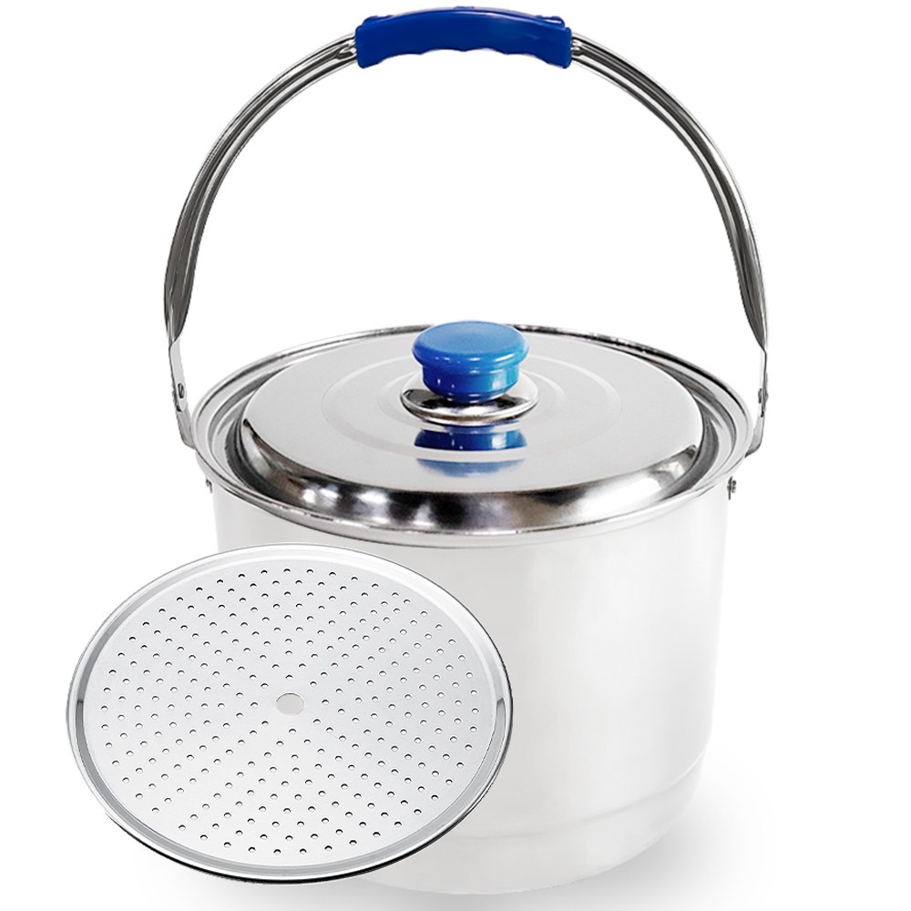 유유마트 국산 스텐304 들통 소 10L 육수통 찜통 곰솥 양동이 빨래 삶는 통 냄비, 1개, 27cm, 실버 26,400원