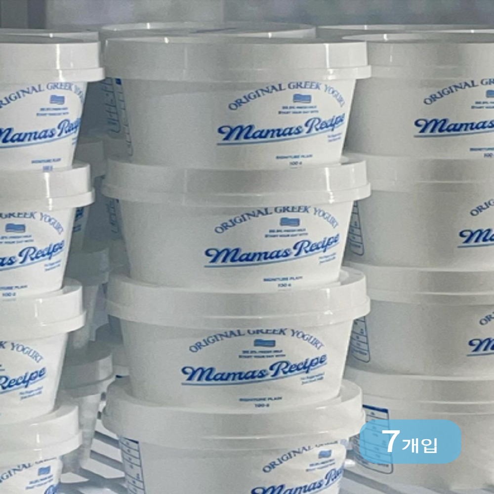 마마스레시피 그릭요거트 플레인, 7개 27,300원