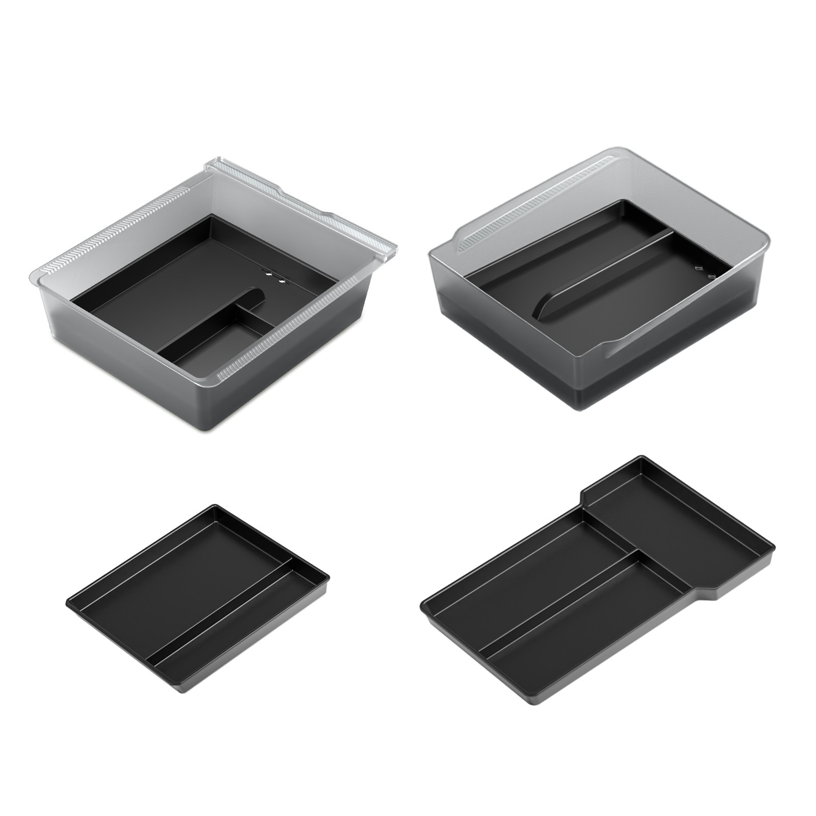 Vihimai 테슬라 모델Y 주니퍼 모델3 하이랜드 전용 팔걸이 상자 및 센터 콘솔 보관 상자, 팔걸이 상자 및 센터 콘솔 보관 트레이.4인1 세트 36,700원