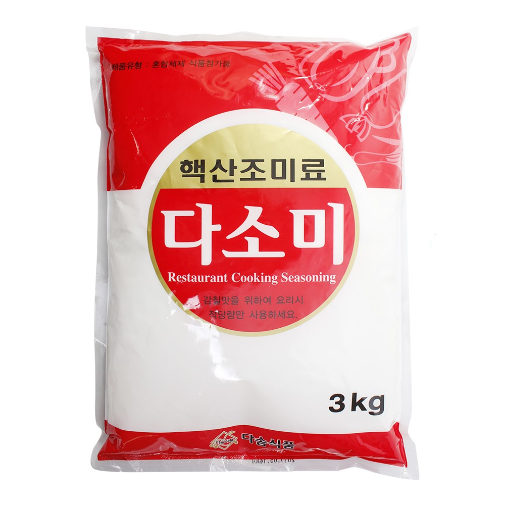 핵산조미료 다소미 3kg 14,230원