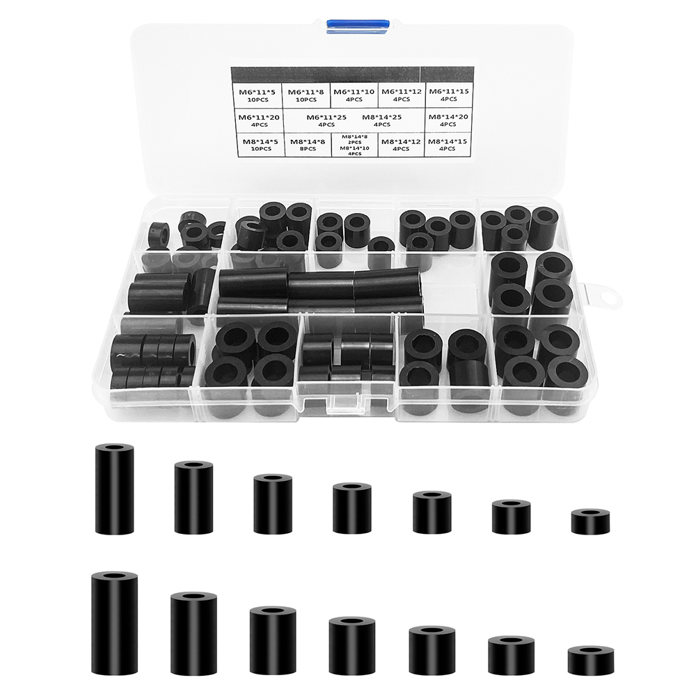 ABS 원형 와셔 조립품, 절연 와셔 키트, 나일론 나사 와셔 조립품, 플라스틱 비나사형 스트럿 지지 와셔, 나사용, 여러 크기, 보관 케이스 포함 8,790원