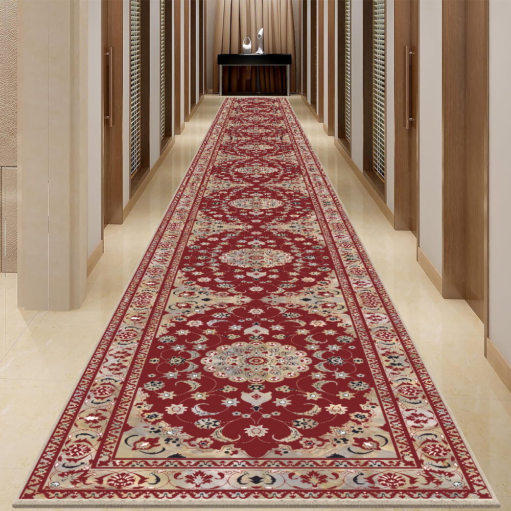 Cloud Loft 페르시안 이슬람 스타일 러너 카펫 유럽풍 크리스탈벨벳 초대형 미끄럼방지 세탁가능 사계절 복도 거실 장식 191,900원