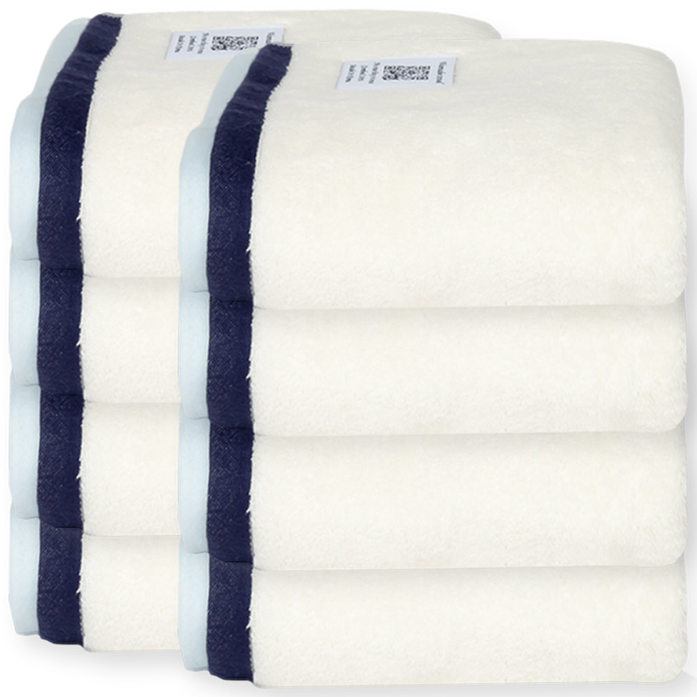 크로커다일 오코텍스 인증을 받은 워너비 호텔수건 200g 코마사 40수, 아이보리, 8세트 60,800원