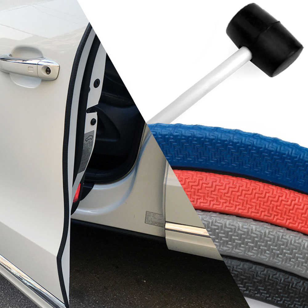 자동차 윈드키퍼 도어 클립 라인 몰딩 가드 문콕방지 풍절음 8M 고무망치 세트 15,800원