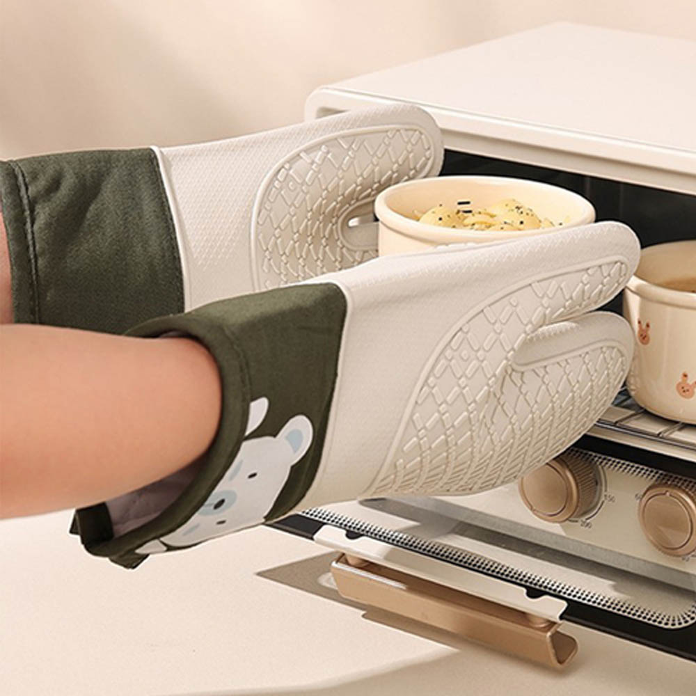 1+1 드림시오 열차단 주방 실리콘 오븐 장갑, 2개 8,580원