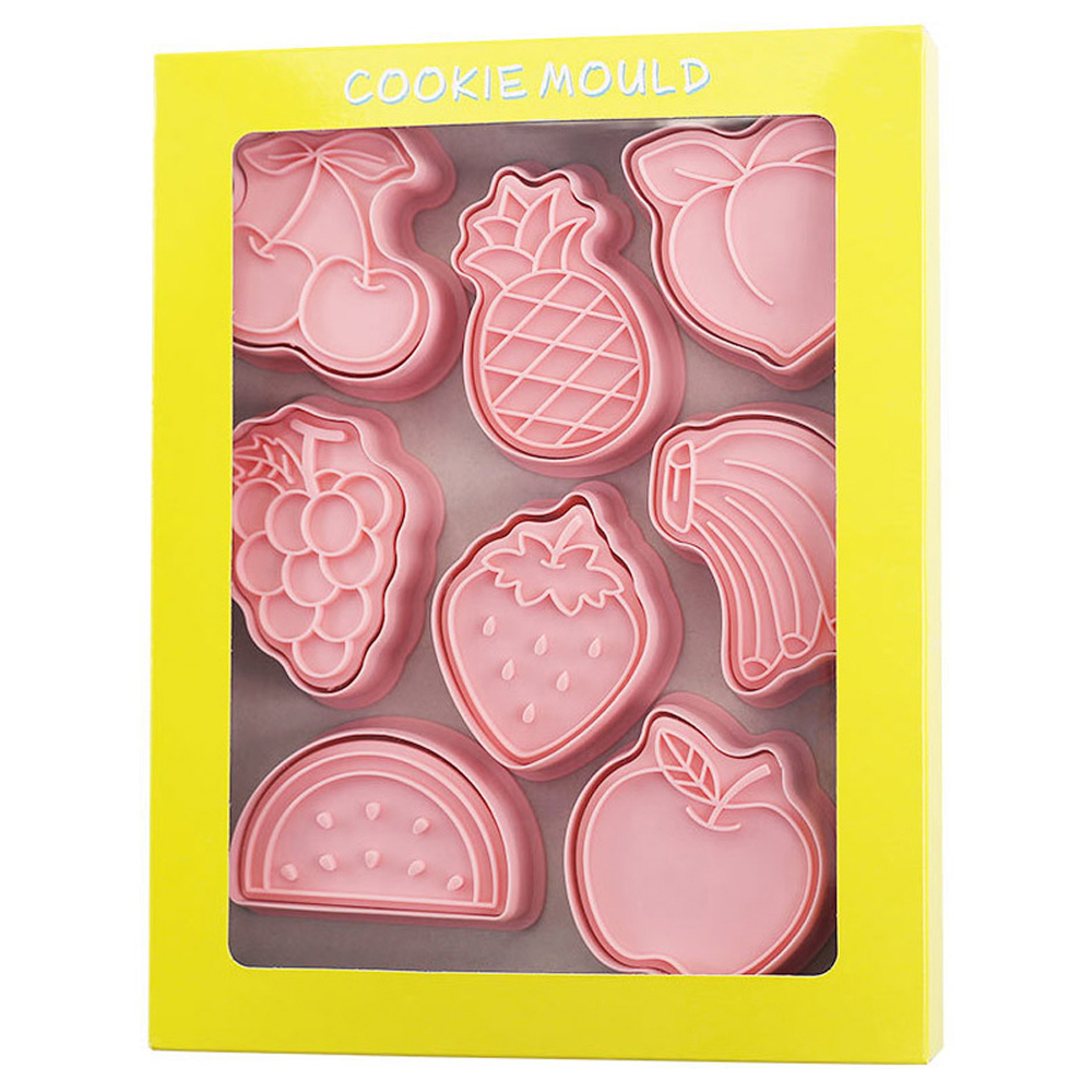 이홈베이킹 과일푸쉬쿠키커터 8종 세트 9,000원