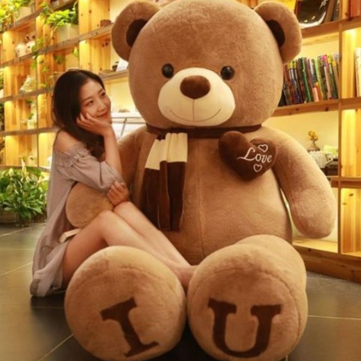 MAKABORO 대형 곰돌이 테디 인형 초대형 수면 곰인헝 안고자는 봉제인형 생일선물 여친선물 25,400원