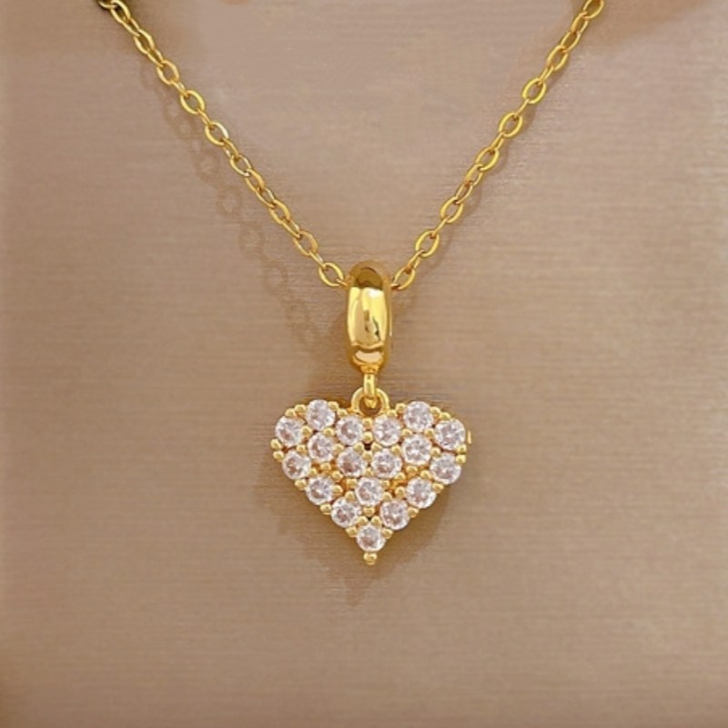 Youmi 14K 도금 하트 펜던트 여성 목걸이 로맨틱 디자인 데일리 포인트 PG-01 47,000원