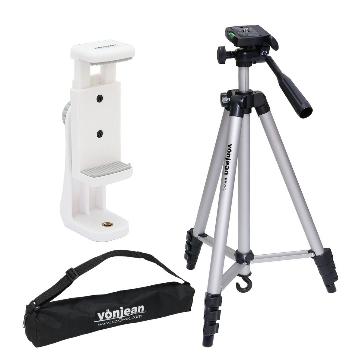본젠 스마트폰 삼각대 + 전용가방 + 회전 핸드폰 거치대 VCM-W563G 세트 36,410원