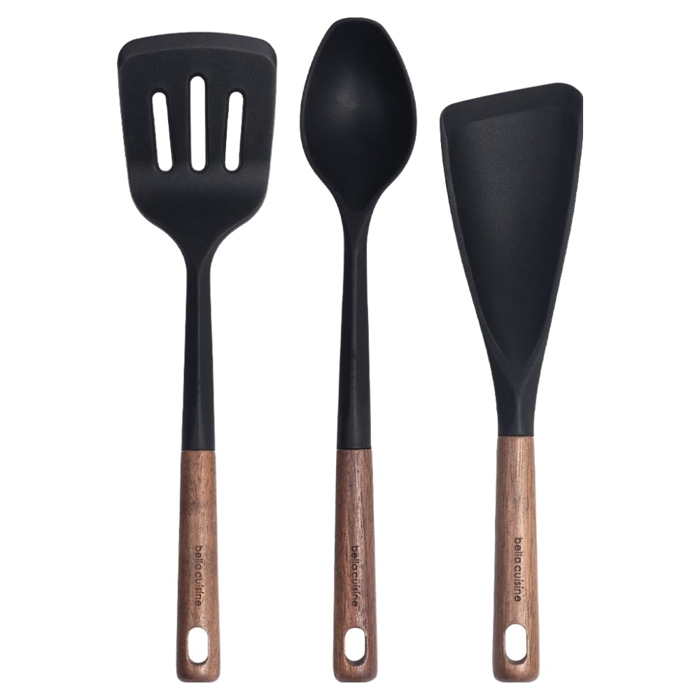 벨라쿠진 월넛우드 실리콘 조리도구 키친툴 3종 세트 16,880원