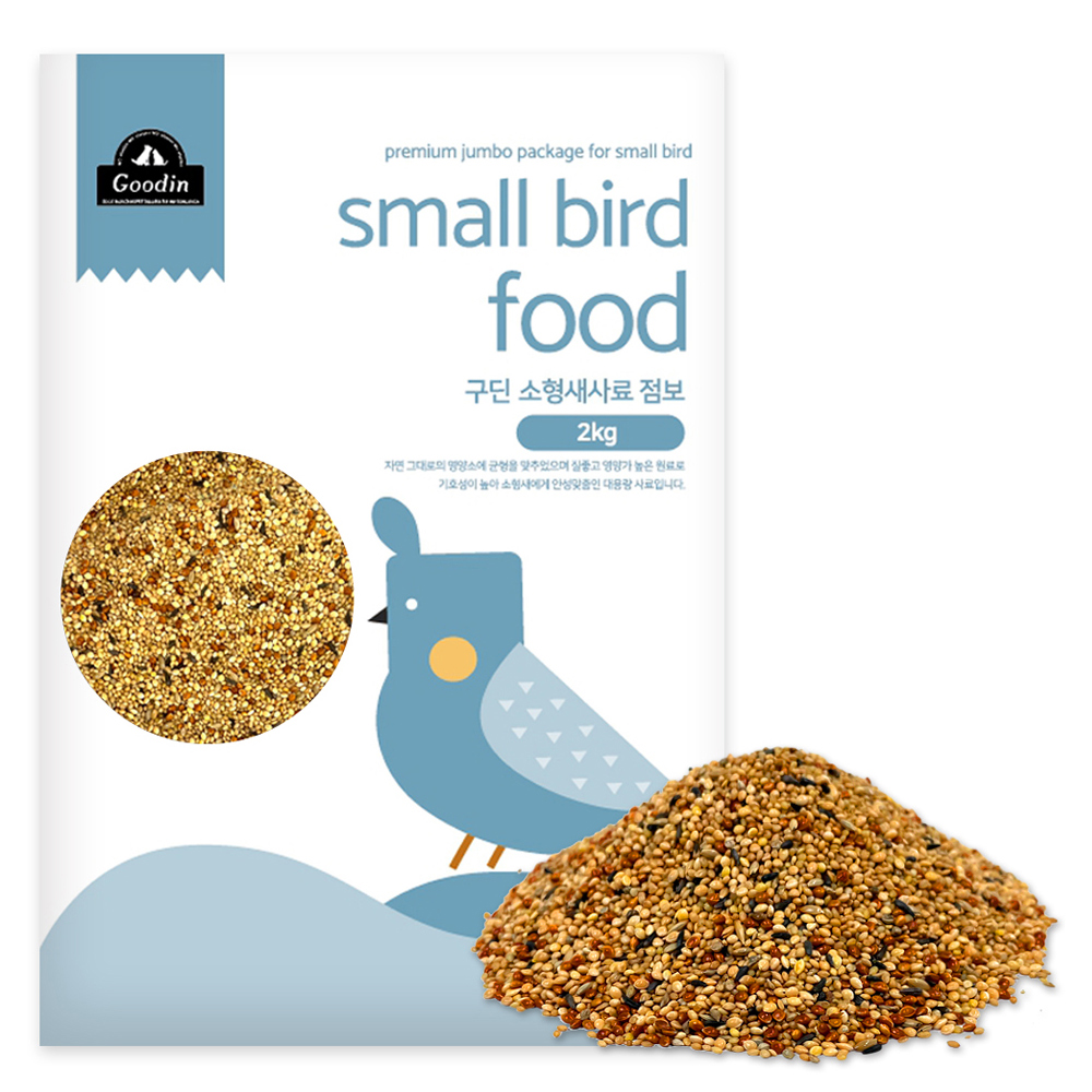 구딘 소형 새 사료 점보, 2kg, 1개 11,460원