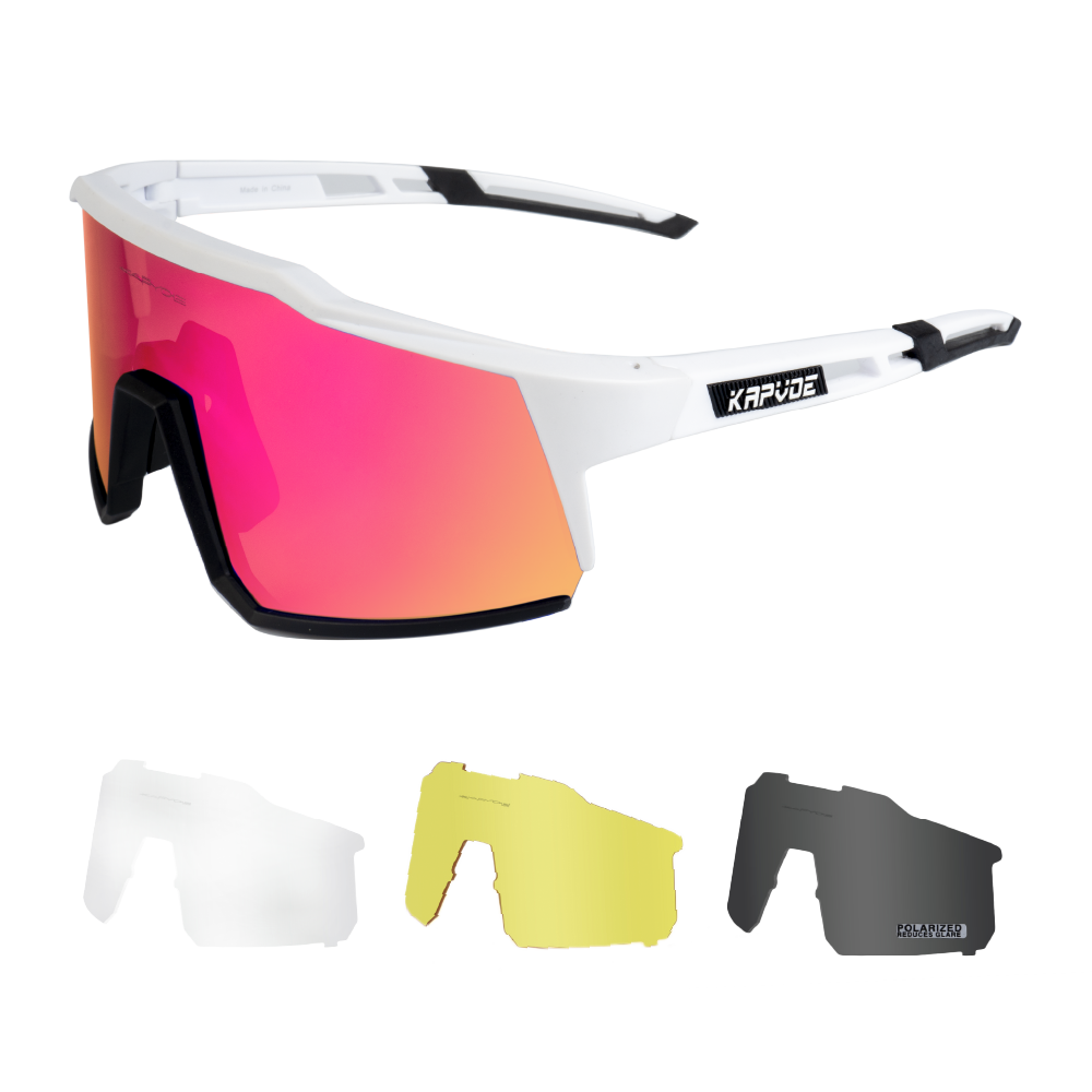 카프보에 KE9022 9종 자전거 4렌즈 풀패키지 선글라스 사이클 미러렌즈 + 편광렌즈 + 클리어렌즈 + 엘로우렌즈 + 클립 + 스트랩 39,000원