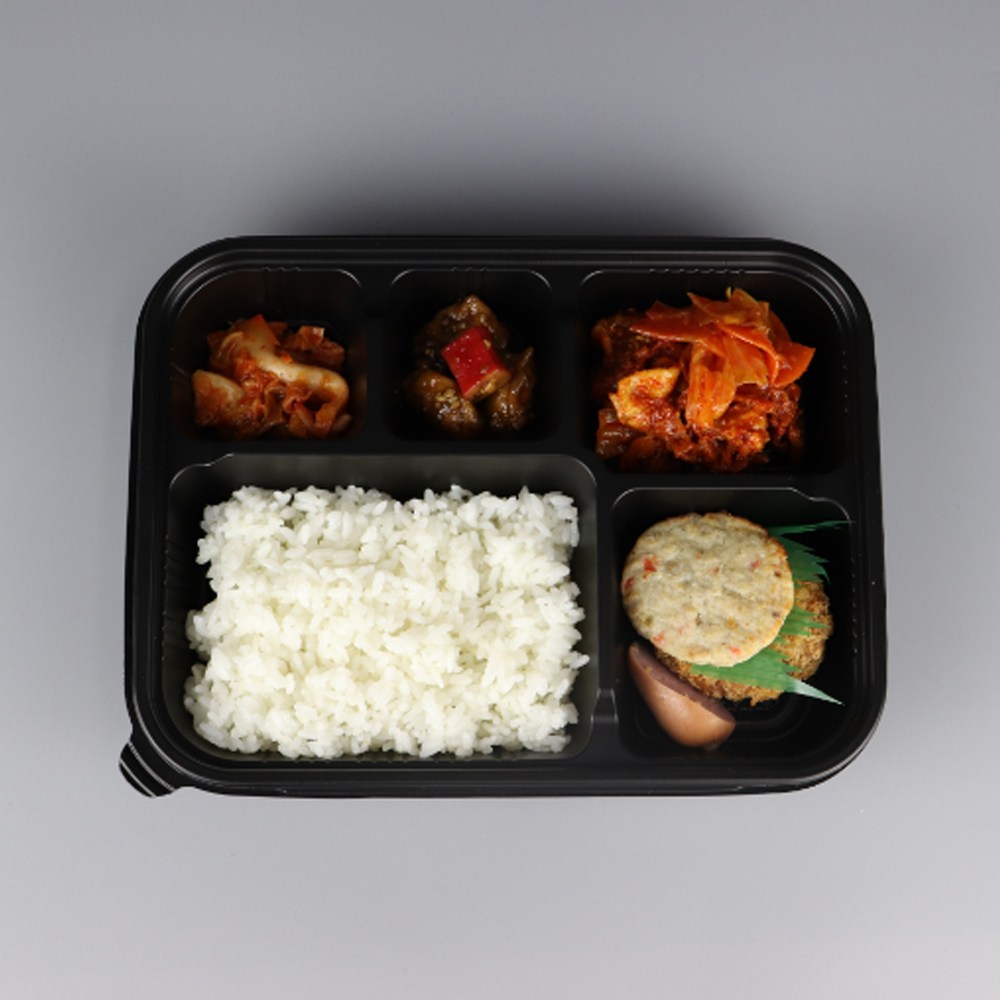 5구 PP 반찬포장 배달용기 신형 AJ 소형 5칸 도시락 세트 68,000원