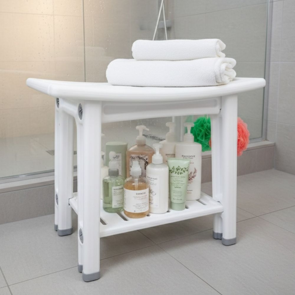 딥포유 미끄럼방지 다용도 높은 욕실의자 견고한 화장실 샤워 스툴 현관의자 29,800원