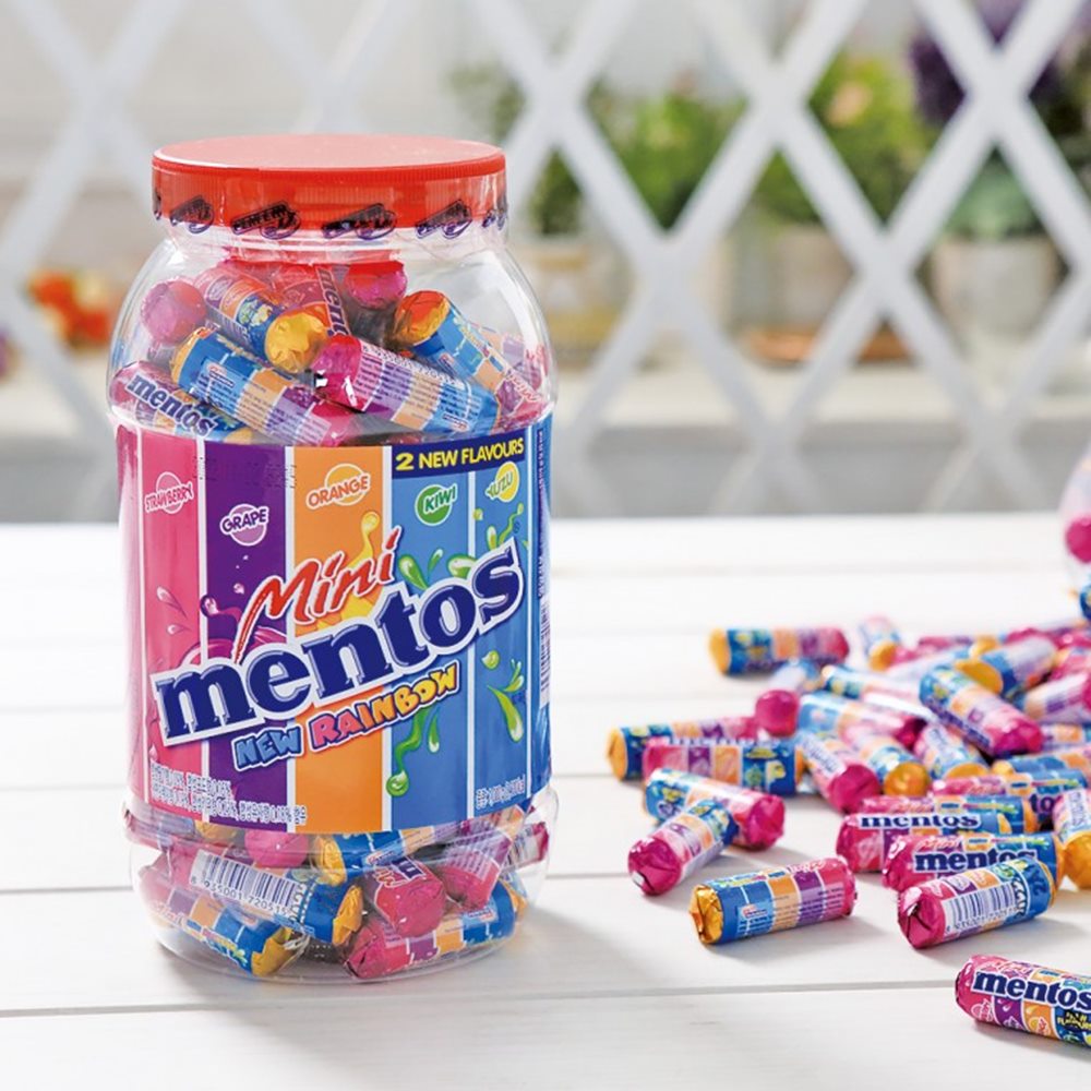 VCO 멘토스 미니 뉴무지개 100입 화이트데이 17,400원