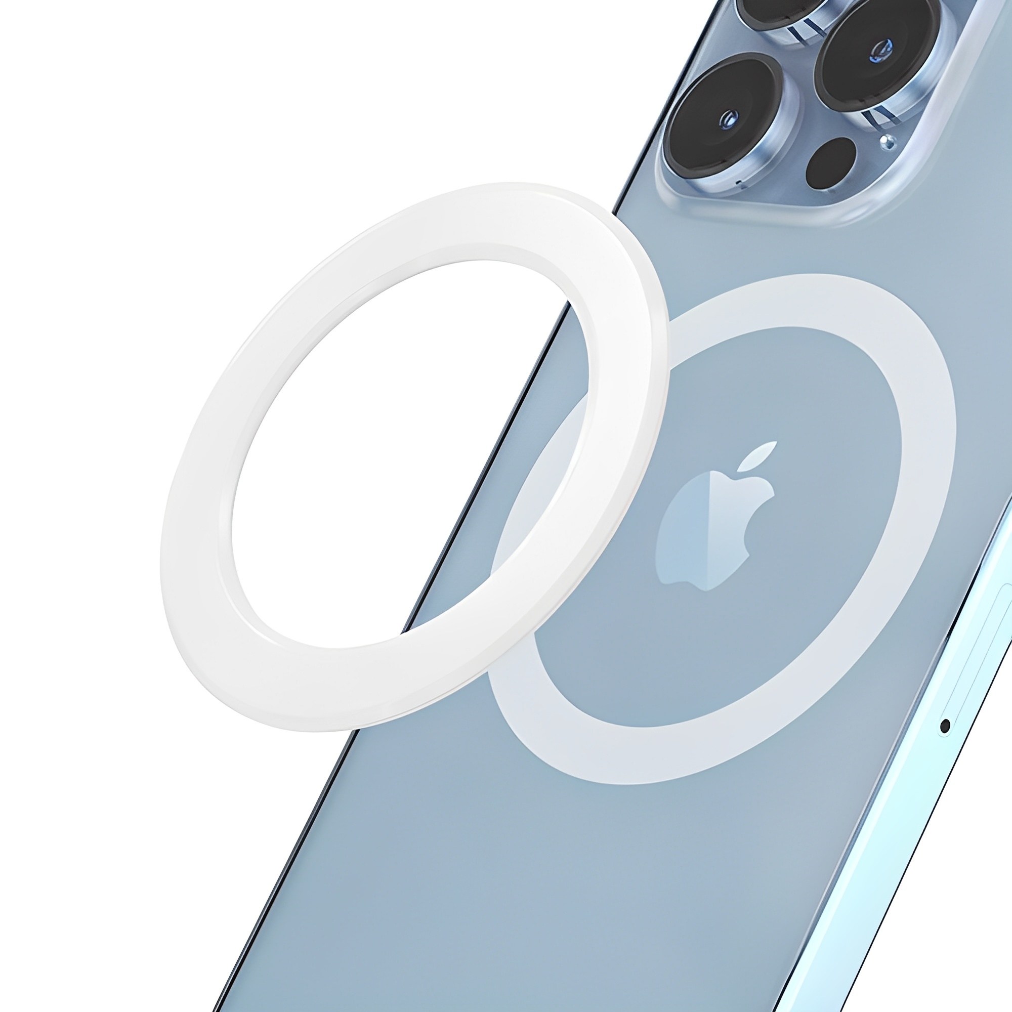 신지모루 전기종 맥세이프 호환 M 링 플레이트 자석 스티커, 화이트, 1개 6,730원