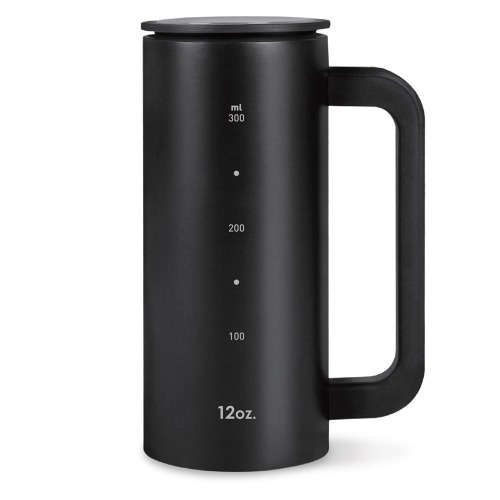 솔리드 스텐 머그컵 350ml 블랙 4454 아웃도어 캠핑 사무실 스텐 뚜껑 보온 보냉컵 17,120원