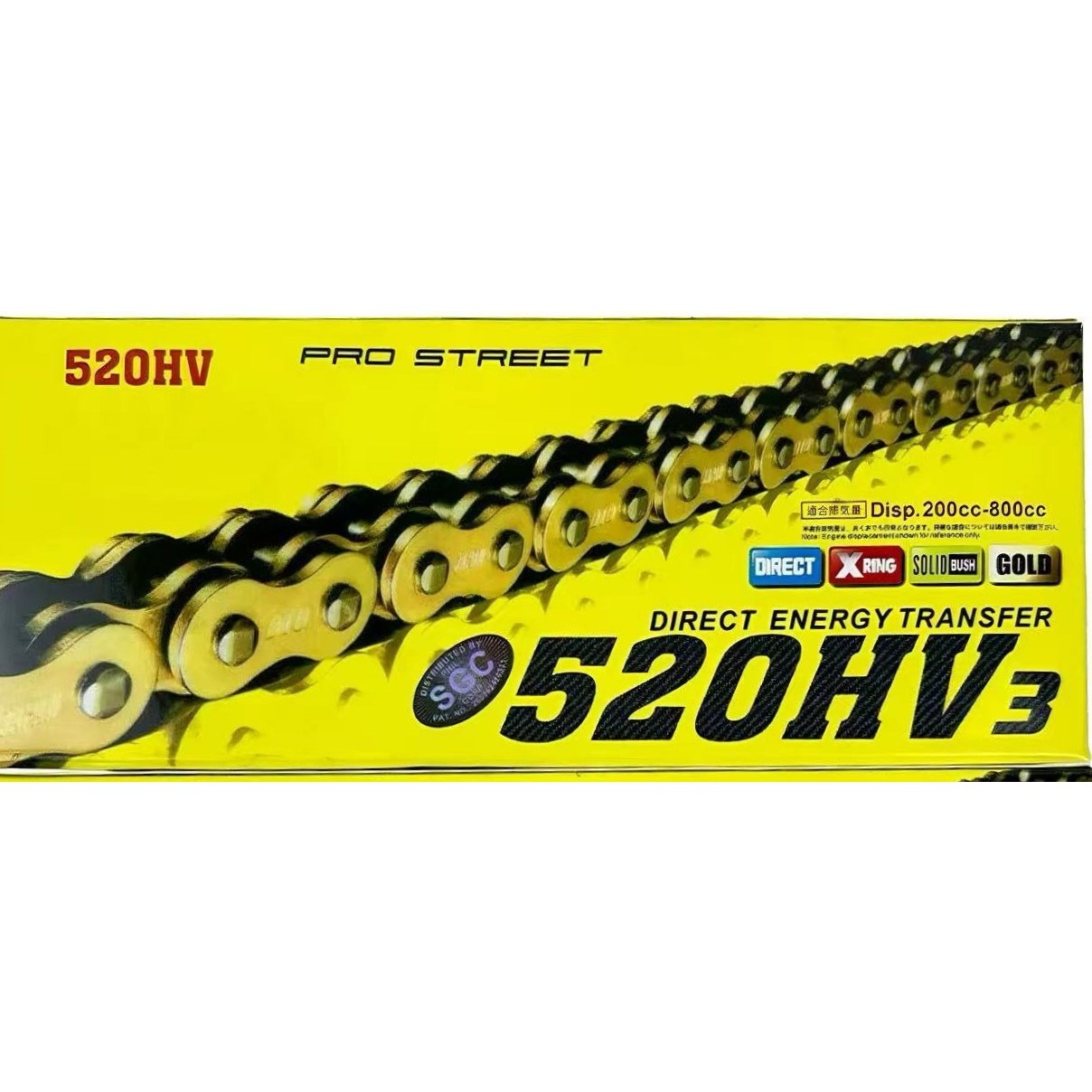 DID 오토바이 체인 / 금장 체인 520-120L, 1개, 520(125~800cc) 97,800원