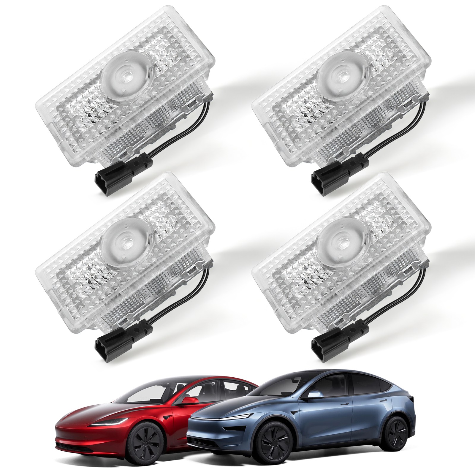Vihimai 테슬라 모델Y 주니퍼 모델3 하이랜드 호환 고화질 도어라이트 (무타공 간편장착 / 4개 세트) 39,750원