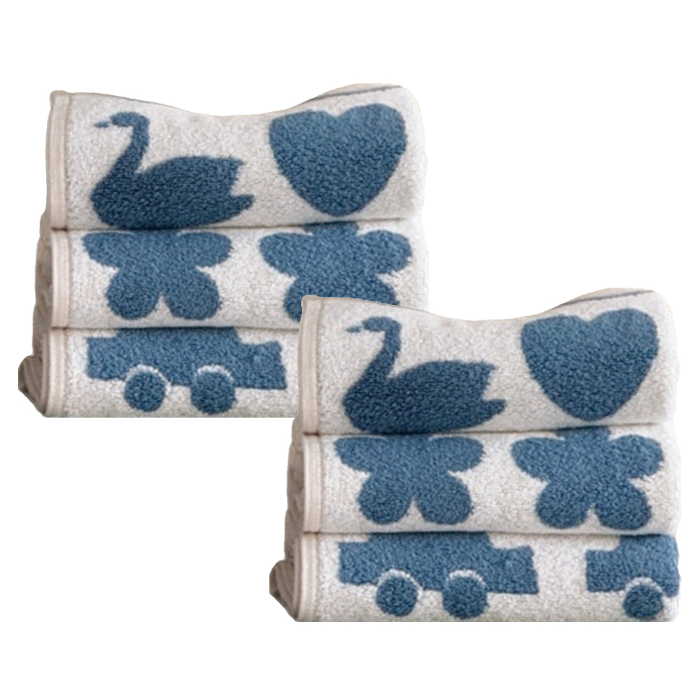 프랑브아즈 코들 뱀부얀 고중량 타월 210g x 3종 x 2p 세트, 모모 자동차, 로미 토끼, 슈니 백조, 1세트 96,000원