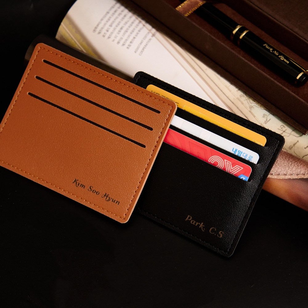 이니셜 각인 카드지갑 [무료각인] 8,900원