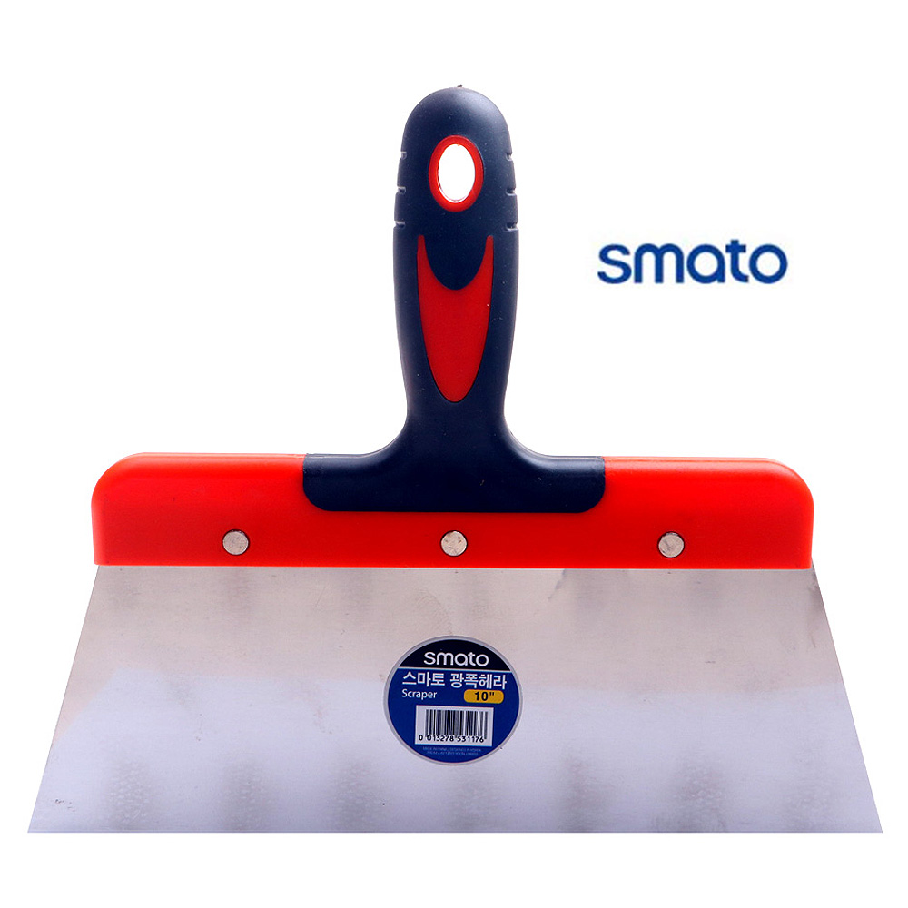 스마토 스테인레스 대형 헤라 200mm 250mm 300mm 사이즈 택1 광폭 스덴 SUS 넓은헤라 유연형 긴 스크래퍼 1개 6,950원