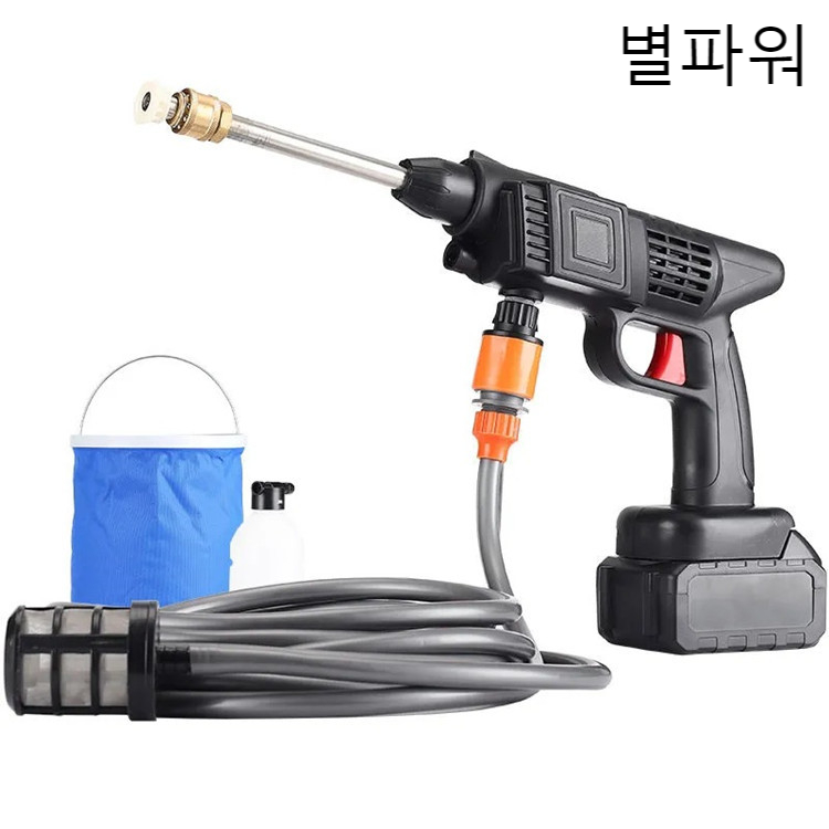 가정용 무선 자동차 세탁기 자동차 워터 스프레이 건 휴대용 충전식 고압 세차 리튬 배터리 워터 건 워터 워셔 64,000원