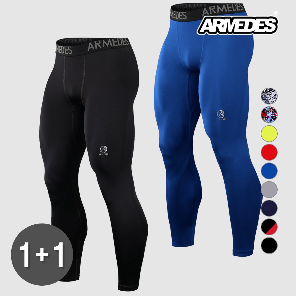 아르메데스 남성용 기능성 언더레이어 9부 긴바지 2매세트 14,900원