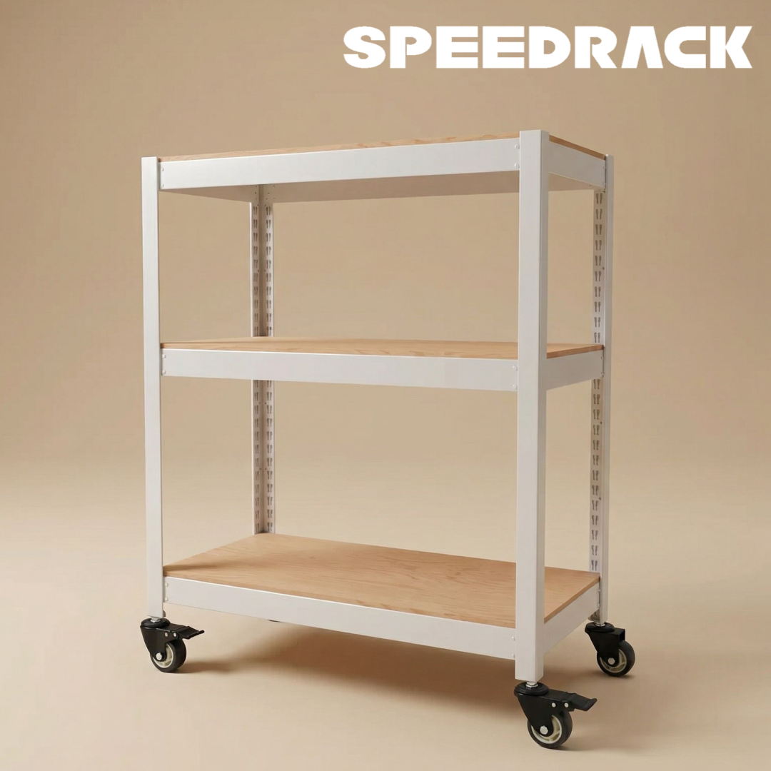 이동식 바퀴선반 가로 1000mm 모음 철제 수납 선반 스피드랙 홈던트하우스 89,000원