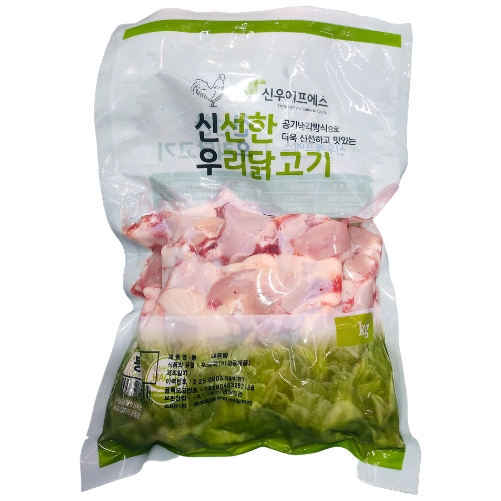 신우에프에스 국내산 냉장 닭 봉, 1개, 1kg 11,100원