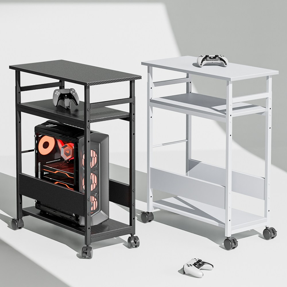 Homall 본체 선반 데스크 확장 사이드 테이블 높이 조절 가능 책상 보충 선반, 블랙 57,980원