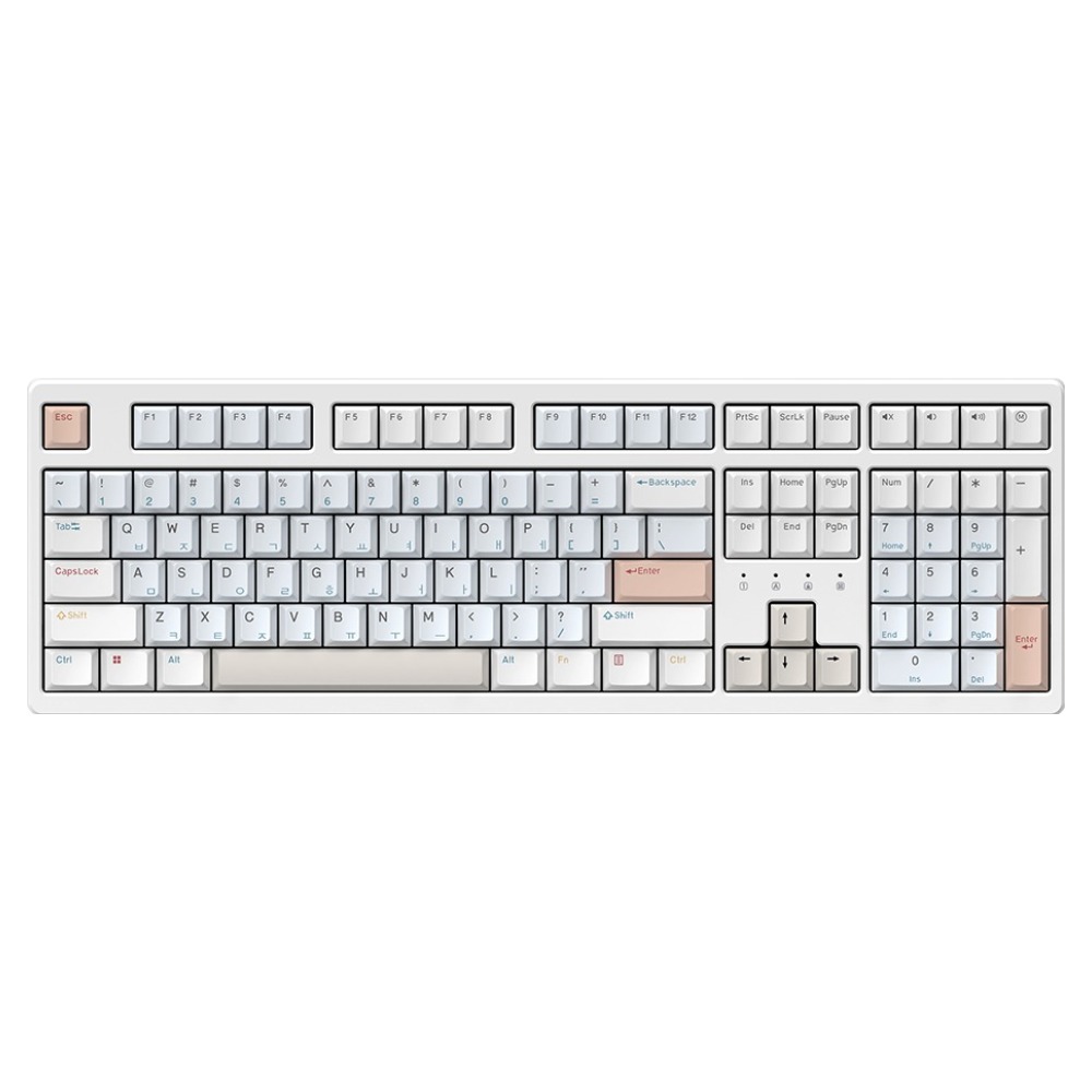 한성컴퓨터 염료승화 8K 4K 가스켓 유무선 기계식 키보드 KTT SILENT BLUE 43g, MULTI PASTEL, TFG Cloud Max CF, 제조사축 109,000원