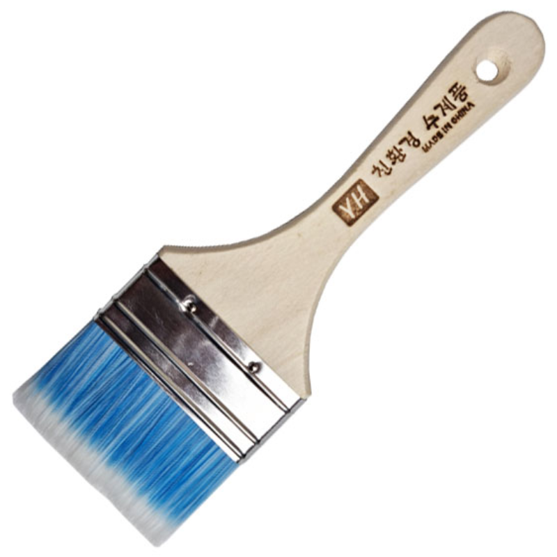 용호브러쉬 수성유성겸용붓 2인치, 1개 1,100원