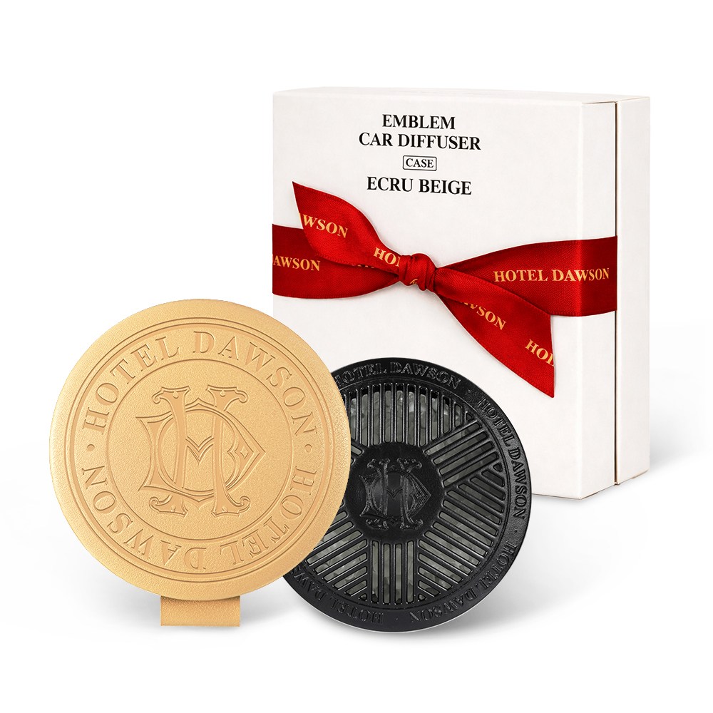 [본사직영] 호텔도슨 레더 엠블럼 차량용방향제 3종 택1 89,000원