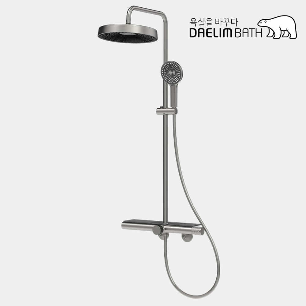 대림바스 컬럼 욕실 화장실 수납형 레인 해바라기 샤워기 수전 HFL F10LN2 브러쉬드 니켈 704,000원