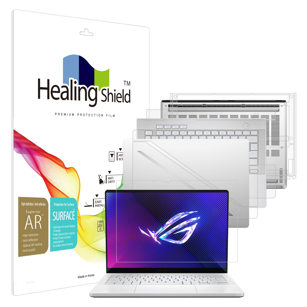 힐링쉴드 에이수스 ROG 제피러스 G14 GA403 2024 AR 고화질 액정보호필름1매 외부3종 67,320원