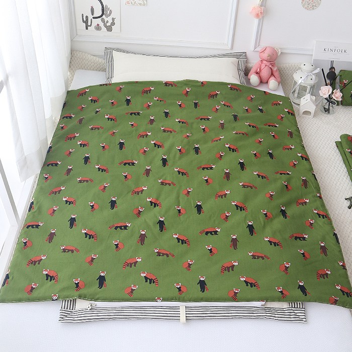 보떼하우스 사계절용 광목 일체형 낮잠이불, 랫서팬더 84,300원