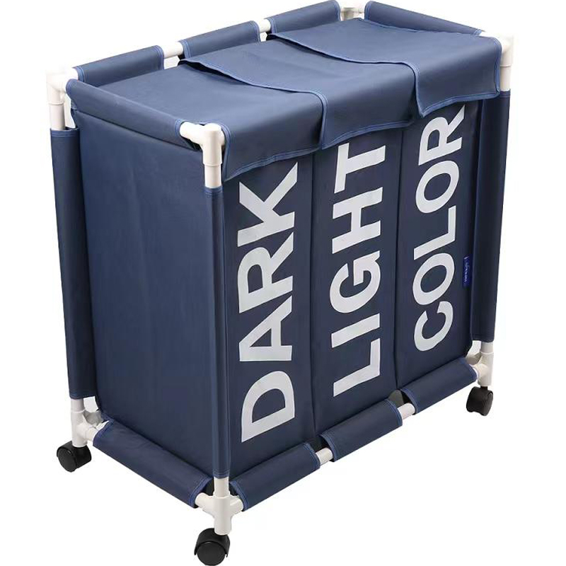올리브엣 3단 이동식 빨래바구니, 네이비 34,250원