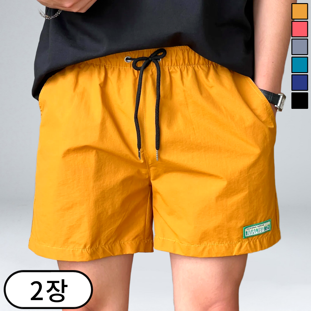 이브컴퍼니 1+1 남녀공용 여름 밴딩 비치쇼츠 반바지 (5306-2) 45,000원