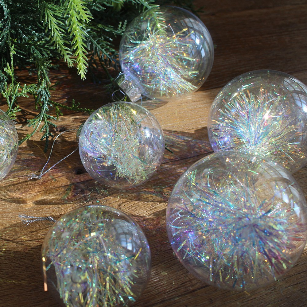 [해피인어스] 트윙클 오너먼트 6p세트 크리스마스 트리 장식볼, 1개 7,900원