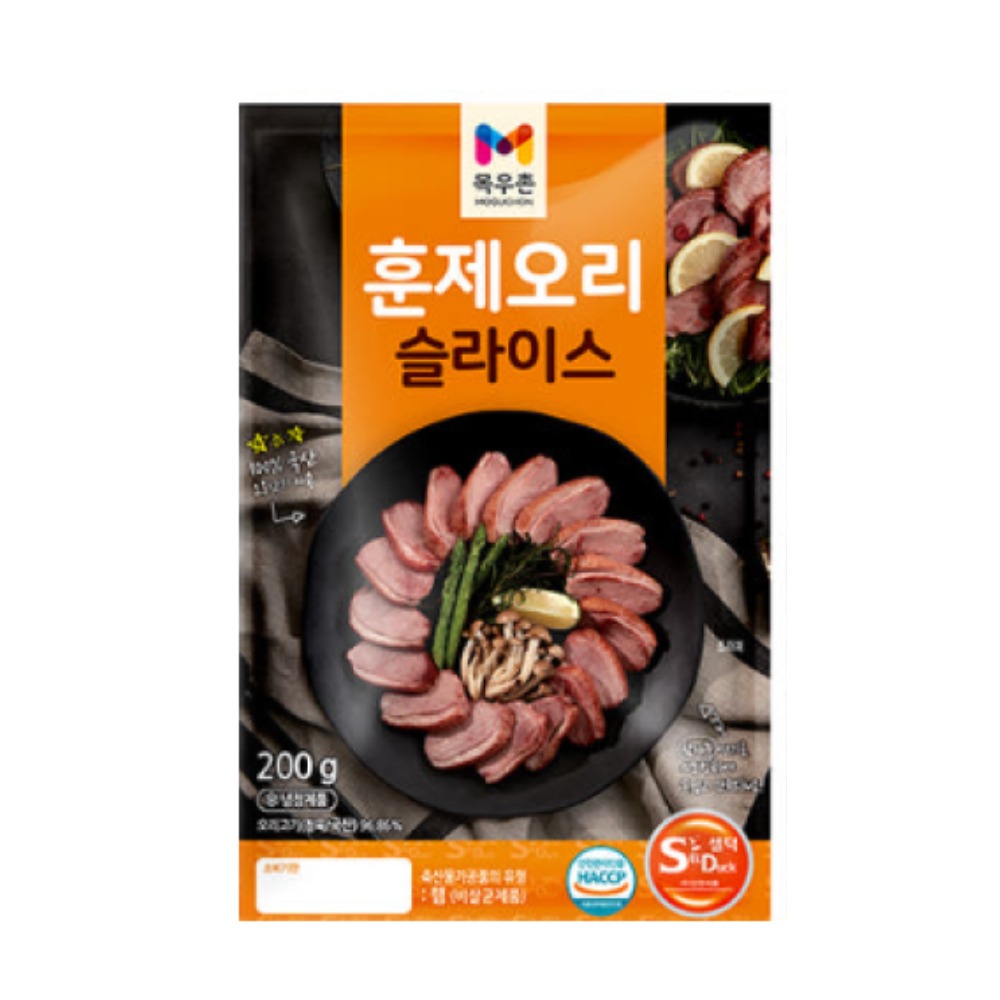 목우촌 오리훈제 슬라이스 200g, 200g, 8개 29,110원