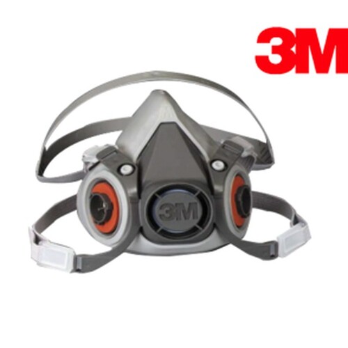 3M 6200 반면형면체 방독면 방독마스크 중형 양구형, 1개 22,000원