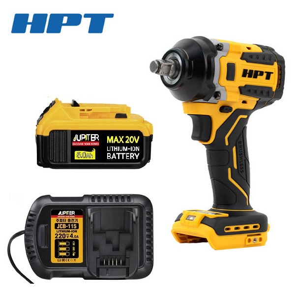 HPT 충전 20V 임팩트렌치 ma20-iw155 5.0배터리 1개 케이스 세트 무선 임팩트렌치 186,000원